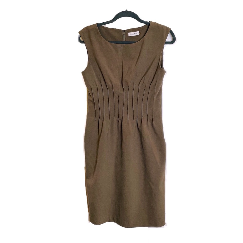 Calvin Klein Olive Dress